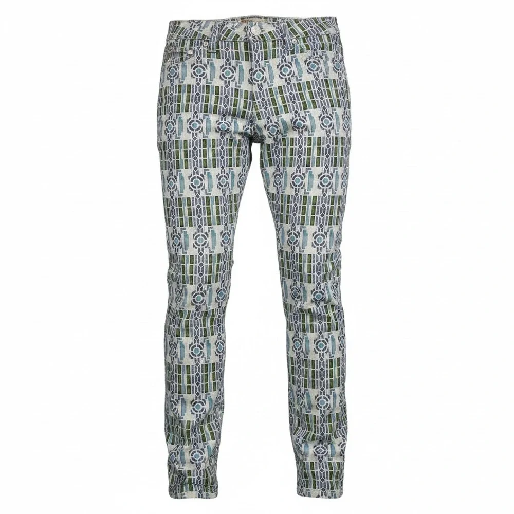 Tory Burch Printed Women's Size 28 Geometric Pattern Skinny‎ Jeans 27